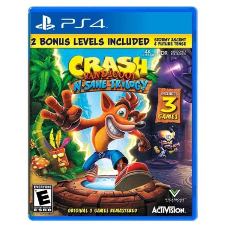 JUEGO PS4 CRASH BANDICOOT N'SANE TRILOGY BONUS