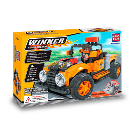 BRICTEK: R/C ACTION - OFF-ROAD TRUCK ORANGE