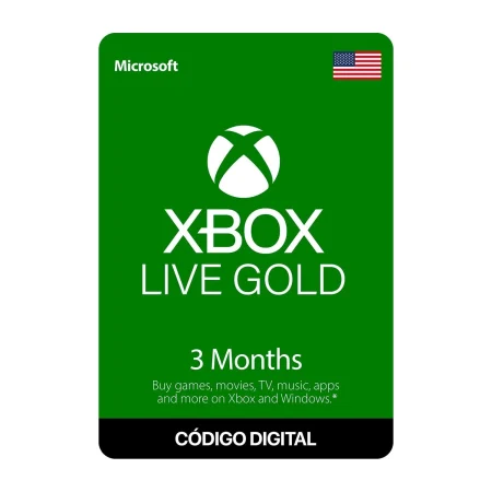 TARJETA XBOX LIVE 3 MESES
