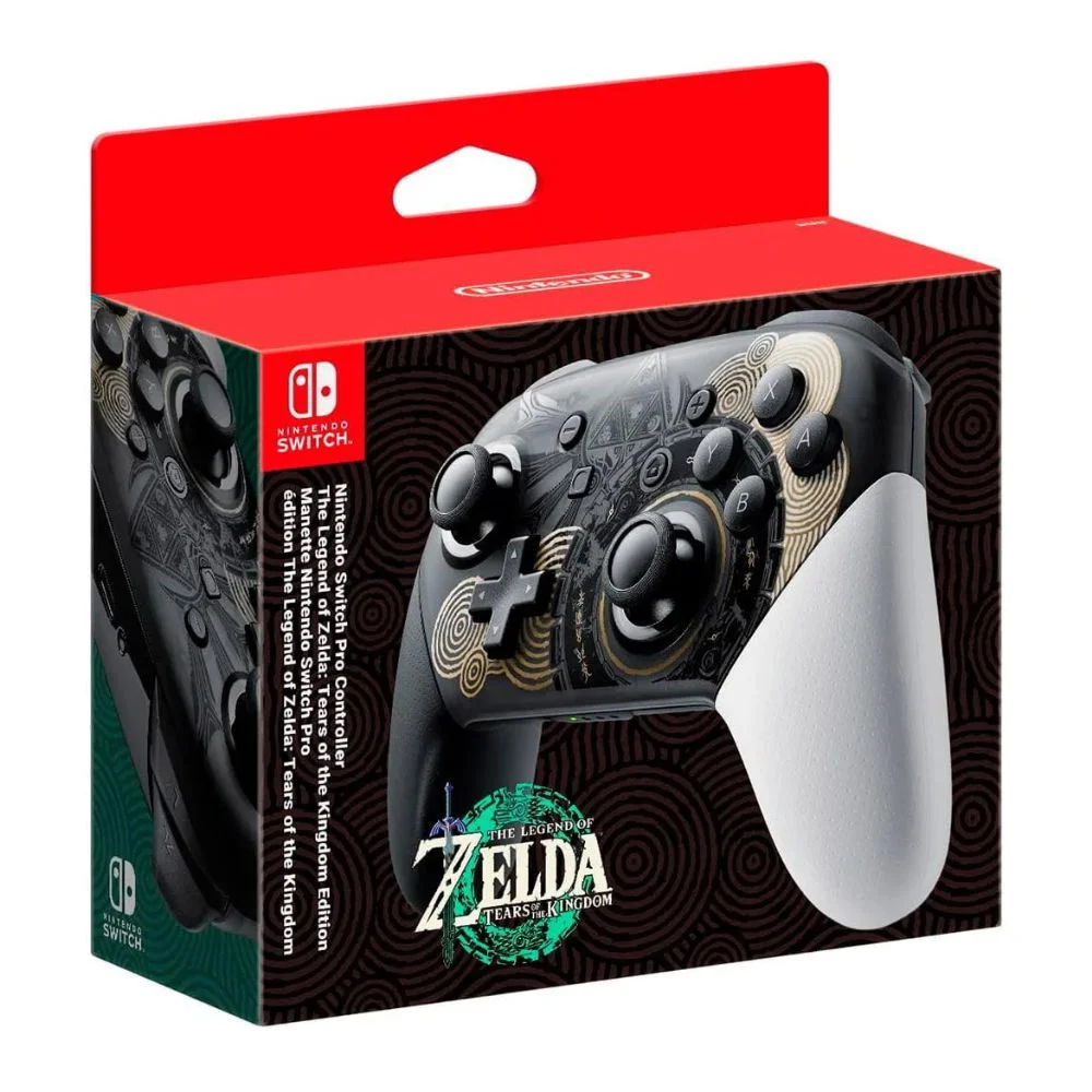 MANDO PRO CONTROLLER EDICIÓN ZELDA TEARS OF THE KINGDOM NINTENDO
