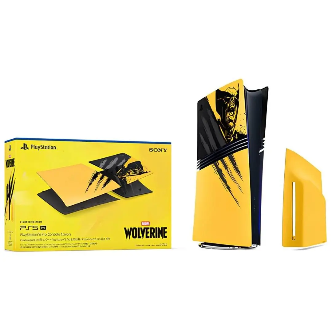 COVER PLAYSTATION 5 PRO WOLVERINE SONY YELLOW